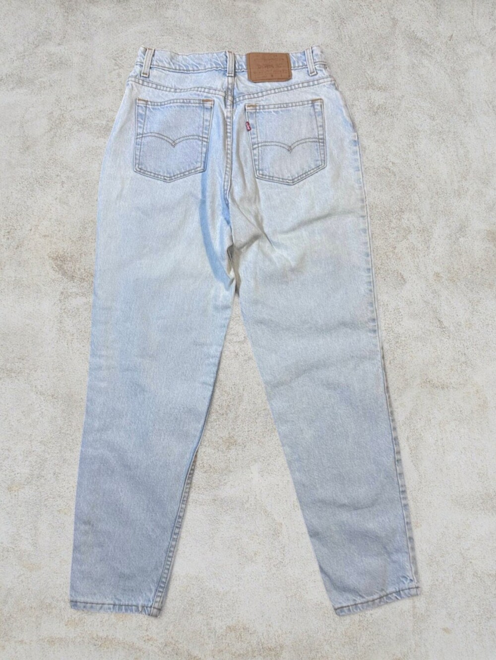 Vintage Levis 512 Made in USA Relaxed Tapered Light Wash Sz 11S